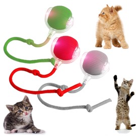 SZMDLX Interactive Play Ball for Cats, 3 Modes Cat Toy Ball, Electric, Quick Movable Cat Toy, Interactive, Smart Magic Ball for Cats