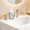 Luxspire Bathroom Cup Dispenser, 3-5oz Dixie Cup Dispenser, Metal Dixie
