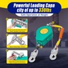 23ft/7m Self Retracting Lifeline,Lanyard Arrester Fall Protection,Retractable Safety Lanyard w/Alloy