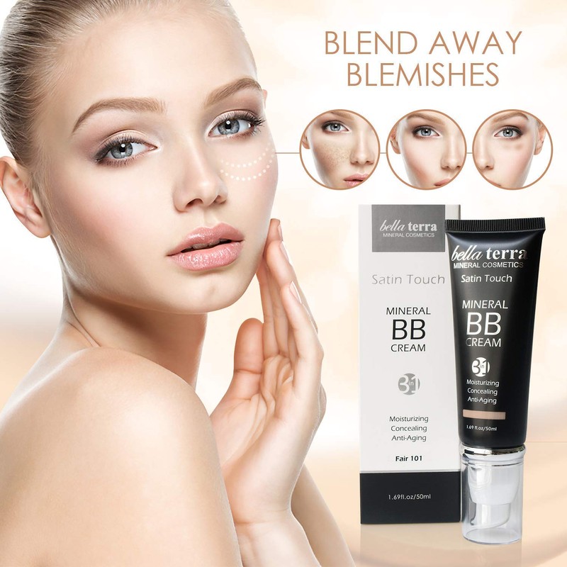 Bellaterra Cosmetics BB Cream – Tinted Moisturizer & Mineral Foundation