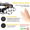 Elmchee Rechargeable Headlamp,18000 Lumen Bright 8 Led Head Lamp, 16