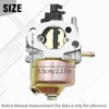 Saihisday 20824011 Carburetor, Replacement for Mi-T-M LCT CM-2600-0MLB Pressure Power