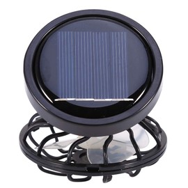 Mini Clip On Solar Electric Fan Air Conditioner Cooling Cell Fan Travel Camping Hiking Cooling