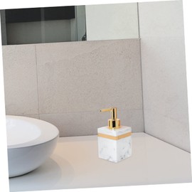 iplusmile Press Type Lotion Dispenser Refillable Sub Bottle for Bathroom Shampoo Wash Lightweight Portable Pump Holder for Home Travel Hotel Use