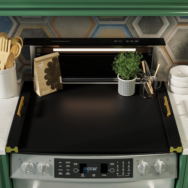 Noodle Board Stove Cover for Gas Stovetop, Bamboo Stove Top
