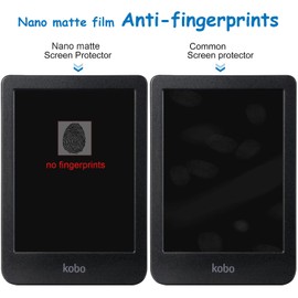 GOVTVA Anti-Glare (Matte) Screen Protector Designed for 6'' Kobo Clara Colour/Clara BW/Clara 2E Anti Reflective Anti Fingerprint Matte Skin PET Film (Nano Matte Anti Burst Soft Film)