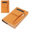 CRASPIRE Orange Book Cover PU Leather A5 Waterproof Book Sleeve