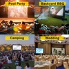 VEVOR 20FT Inflatable Movie Screen - 240 Inch Outdoor Projector