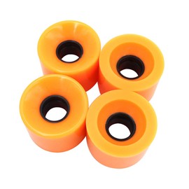 POFET Longboard Skateboard Wheels 60x45mm 78A Replacement Wheels Also for Cruiser Penny Board Waveboard Snakeboard Good for Beginners 4 Pack Orange