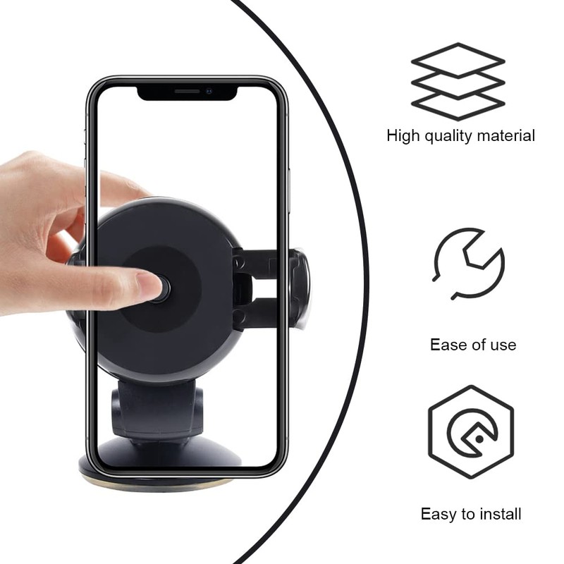 QYNuLi 360° Rotation Car Mobile Phone Cradle Car Phone Holder