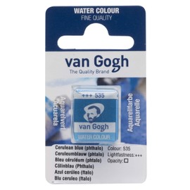 Van Gogh Watercolour Half Pan - Cerulean Blue Phthalo - Series 1