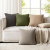 Woaboy Pack of 2 24x24 Inch Decorative Boucle Throw Pillow