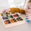 Melissa & Doug Wooden Magnetic Train Cars - 8 Piece