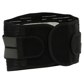 【整体師目線で考えた】 腰サポーター 姿勢 コルセット 二重加圧 メッシュ 立ち仕事 デスクワーク 男女兼用 (ブラック, XL)