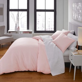 City Scene Scene Penelope Comforter Set, Queen, Full, Pink