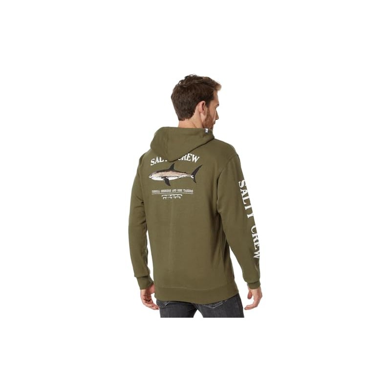 Salty Crew Bruce Hooded Fleece Army M