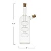 Creative Co-Op Hand-Blown Glass Oil and Vinegar Cruet