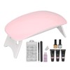 LED Nail Lamp Gel Set Professional DIY Fast Drying Nail