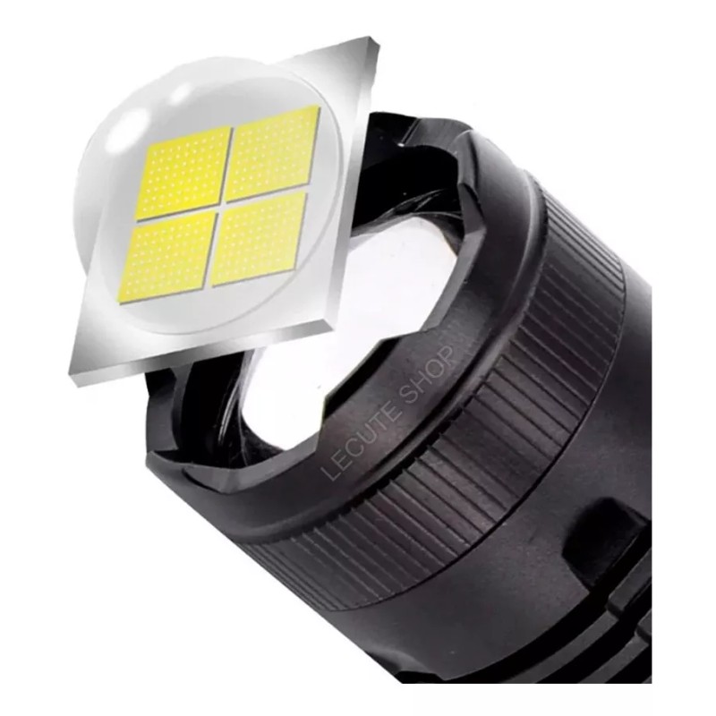 Tohil Linterna Super Brillante 5000lm Tactica T9 Recargable Alto