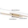 PRESDE 48 Inch Bathroom Light Fixtures Brushed Gold Vanity Light