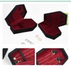 YUNNESS Velvets Jewelry Storage Box Coffin Necklace Earring Box Display