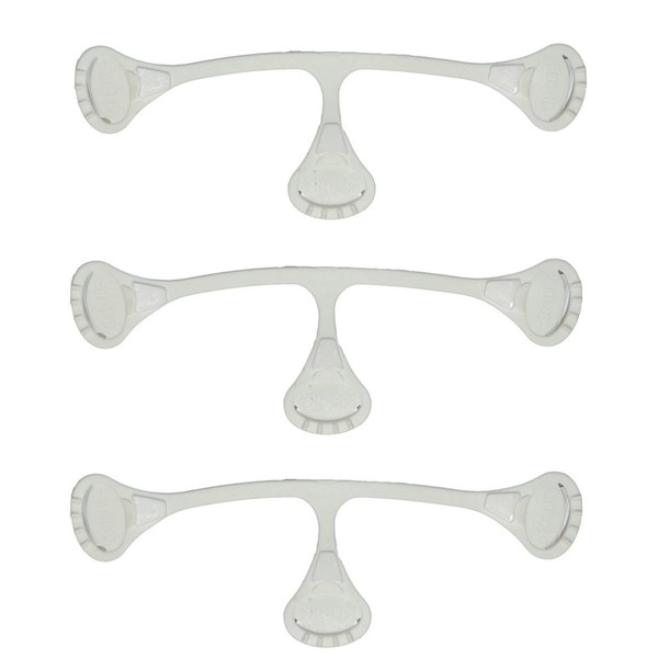 Snappi Nappy Clip for Muslin Nappies, Cloth Nappies, Pack of 3, Size 1 (Small) (White)