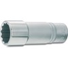 Hazet 1/2-Inch 10/85 mm Bi-Hex Socket Wrench Insert - Silver