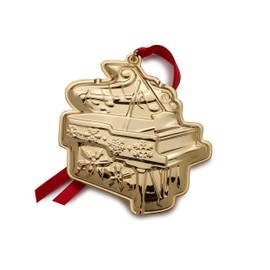 Wallace 2025 Gold Plated Musical Instrument Ornament - Piano 4th Edition