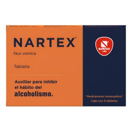 Suplemento Auxiliar Hábito Del Alcoholismo Nartex 9 Tabletas