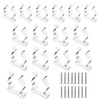 Wall Mounted Tool Hanger Clamps, 16PCS Terry Clips Stainless Steel