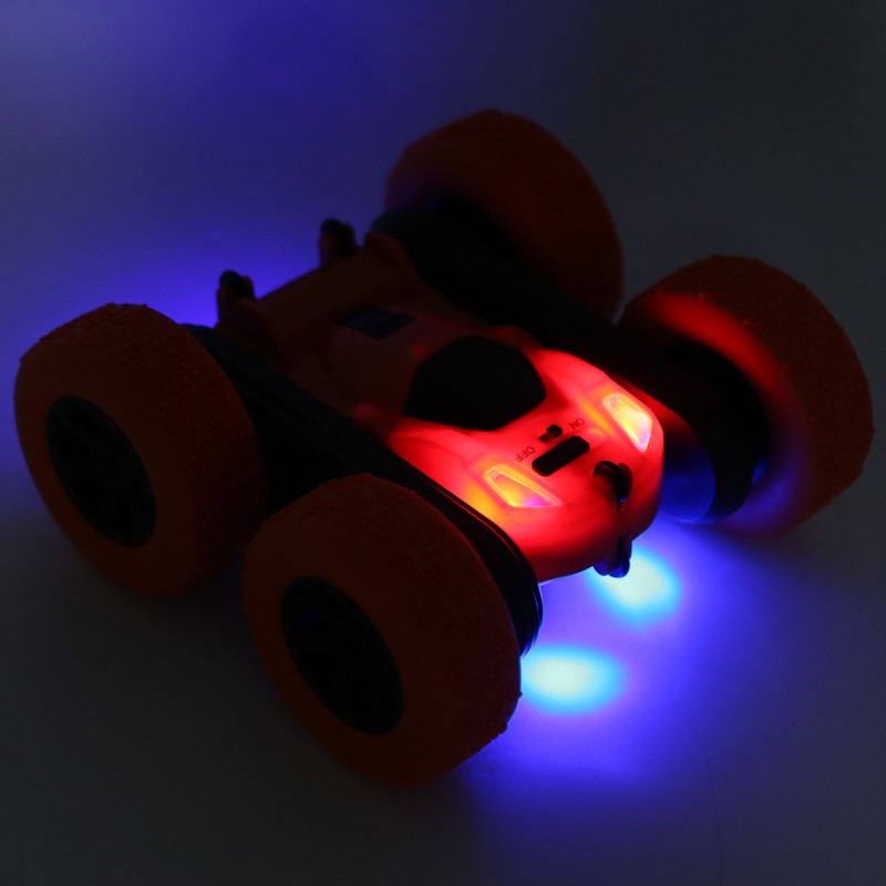 DoubleSided Stunt RC Car 360 Degrees Rotation Spraying Remote Control
