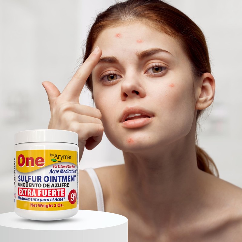 Arymar Sulfur Ointment 9% Acne Spot Formula for Face and