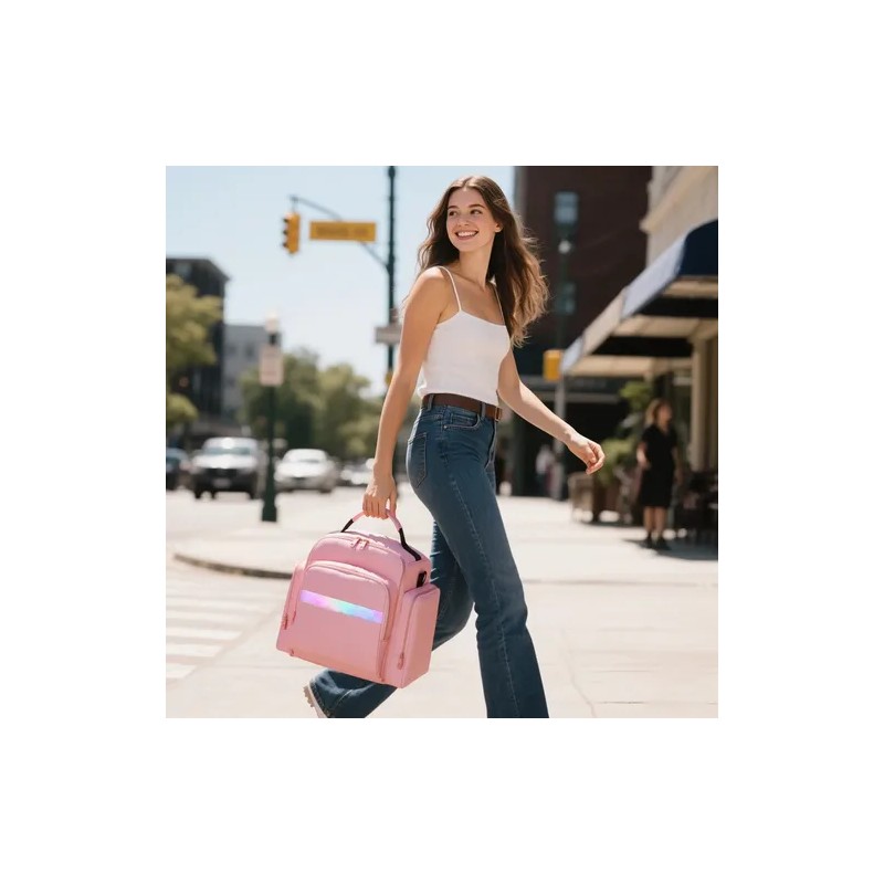 Maletin Maquillaje Para Uñas Bolsa Organizadora Desmontable