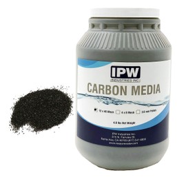 4 Lbs Bulk Water Filter/Air Filter Refill Coconut Shell Granular Activated Carbon Charcoal in a Jar