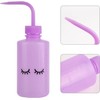 Botella de limpieza de belleza, cuentagotas con boquilla curva para