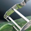 2 Vegetable and Asparagus Peeler U Peeler Steel Stainless Steel