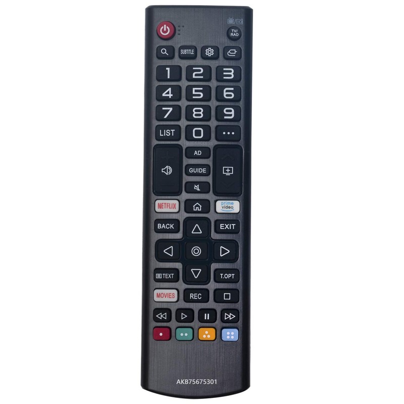 Replacement TV Remote Control Compatible for LG AKB75675301 Smart LED
