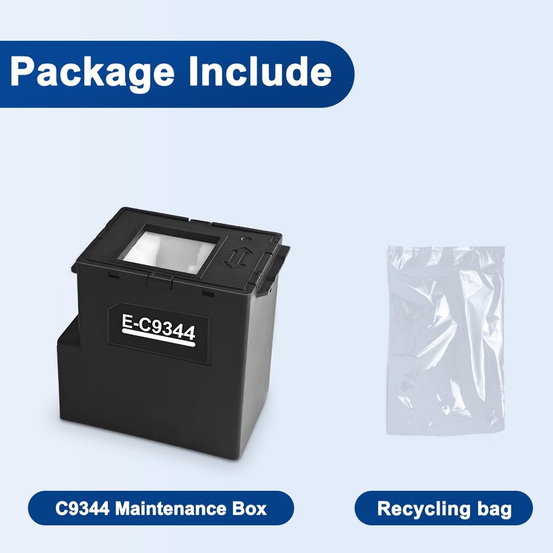 KSUMEI C9344 Maintenance Box Compatible with Workforce WF-2930 WF-2950 WF-2810