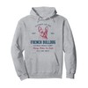 Retro Styled Vintage French Bulldog Pullover Hoodie