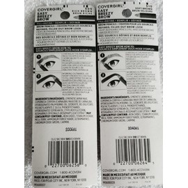 COVERGIRL Lot Of 2 CoverGirl Easy Breezy Brow  Fill+Define Pencils 505 Rich& 510 SoftBrown