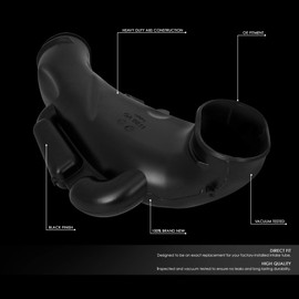 Auto Dynasty OE Style Tube B Engine Air Intake Duct Resonator Pipe Compatible with 08-12 Honda Accord/Crosstour 3.5L