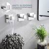 KOKOSIRI Bathoom Towel Hook Wall Mount Square Bath Robe Hook