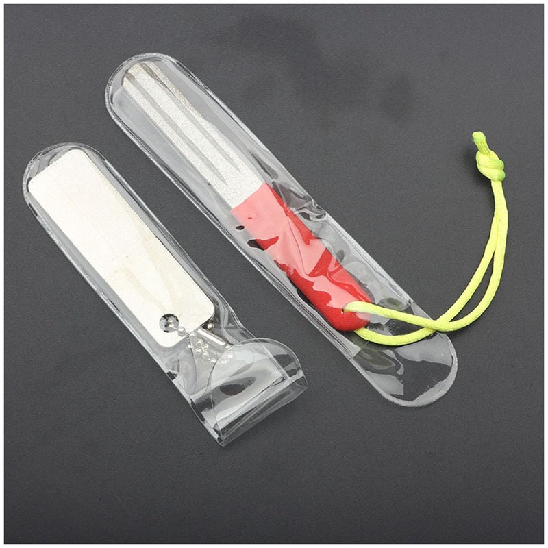 Mirhua フックシャープナー ダイヤモンドヤスリ 釣り針研ぎ器 2点セット 研ぎ器 研削 針研ぎ シャープナー 二重溝