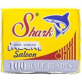 120 Shark Super Stainless Single Straight Edge Barber Razor Blades for Professional Barber Razors