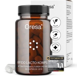 Oresa Haut-Haare-Nägel - Biotin, Zink, Pantothensäure, Folsäure & Silicium aus Rispenhirse | 1 vegane Kapsel täglich | Hergestellt in Österreich | Apothekenqualität ohne Zusätze