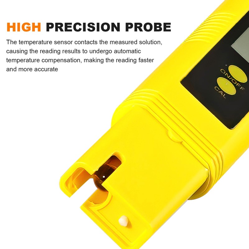 Digital ph Meter, 0.00-14.00 High Precision pH Pen, Auto Calibration