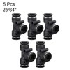 sourcing map Plastic Tee Push to Connect Tube Fittings 10mm