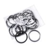 20PCS O Ring Buckle electroplated Zinc Alloy O-Rings Tone for