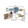 Stainless Steel Dish Drying Rack Over Kitchen Sink, Dishes and