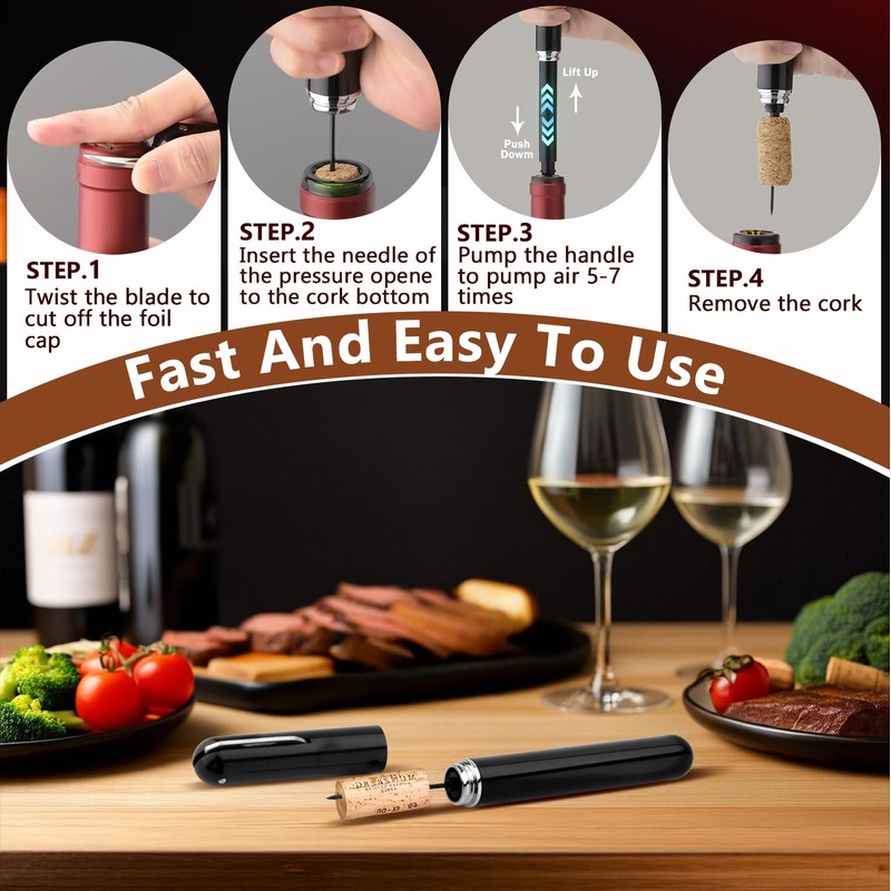 Air Pressure Wine Bottle Opener - NUCOKRS Special Pen Shape